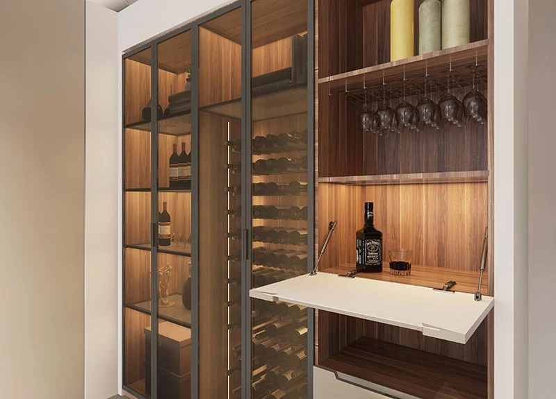dining room wine cabinet